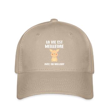 Wallaby - Casquette Flexfit - kaki - Devant
