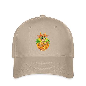 Lunettes de soleil de plage d’été de dessin animé drôle d’antilope - Casquette Flexfit - kaki - Devant