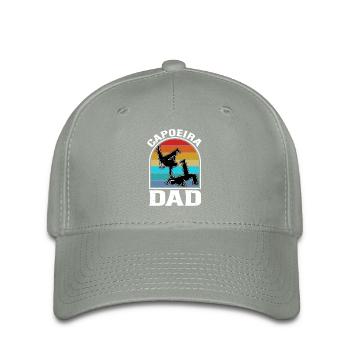 Papa capoeira - Casquette Flexfit - gris vert - Devant
