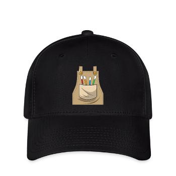 Maler - Flexfit Cap - Schwarz - Vorne