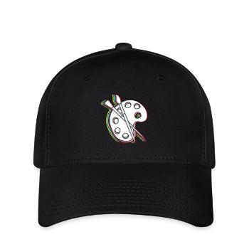 Maler - Flexfit Cap - Schwarz - Vorne