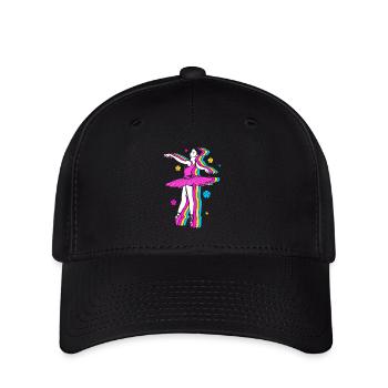 Danseuse de ballet - Casquette Flexfit - noir - Devant