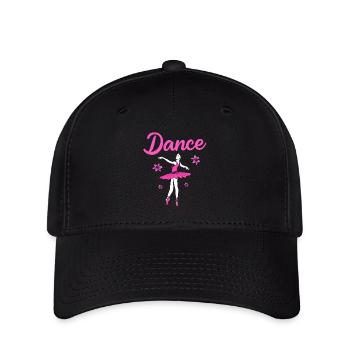Danseuse de ballet - Casquette Flexfit - noir - Devant