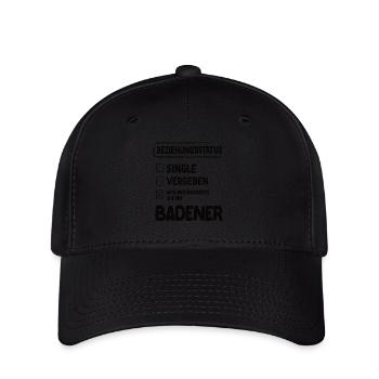 Badener Beziehungsstatus Badener Baden - Flexfit Cap - Schwarz - Vorne