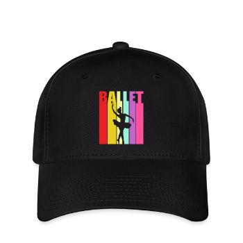 Danseuse de ballet - Casquette Flexfit - noir - Devant