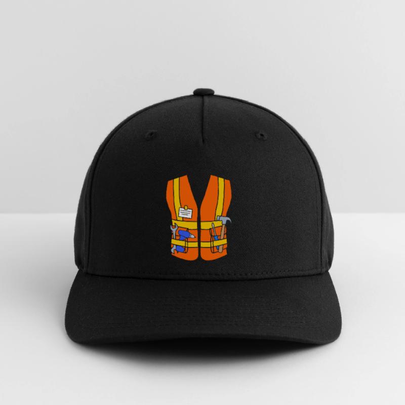 Construction worker construction site Flexfit Cap