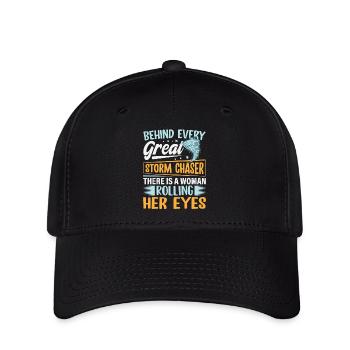 Chasseur de tornades Femme Rolling Eyes Hurricane - Casquette Flexfit - noir - Devant
