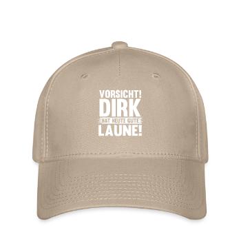 Prénom Dirk - Casquette Flexfit - kaki - Devant