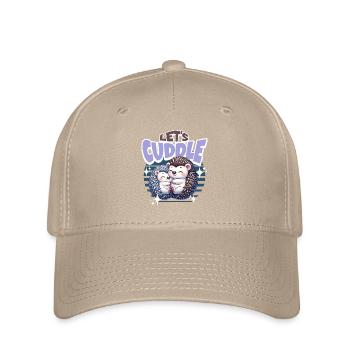 Le hérisson se laisse câliner - Casquette Flexfit - kaki - Devant