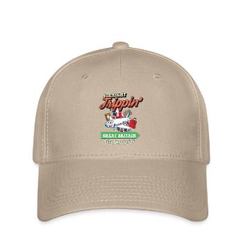 Straight Trippin' To Great Britain With My Tribe - Flexfit Cap - Khaki - Vorne