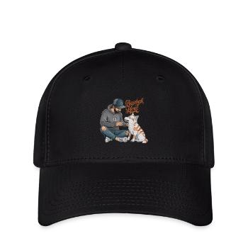 HURLEMENT DE BASEBALL - Casquette Flexfit - noir - Devant
