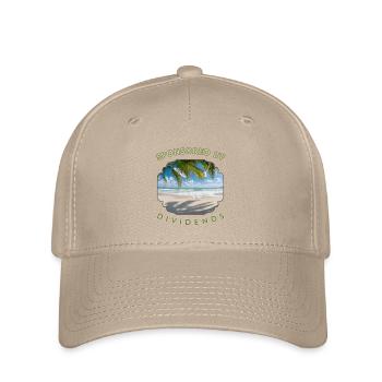Sponsored by dividends - Flexfit Cap - khaki - Front