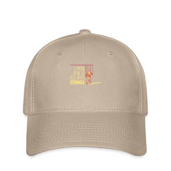 I know how to handle strings - Flexfit Cap - khaki - Front