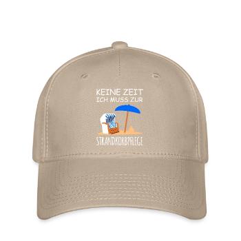 Beach chair holiday - Flexfit Cap - khaki - Front