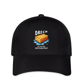 SCHWAMM DRECK IST MEINE SPEZIALITÄT - Flexfit Cap - Schwarz - Vorne