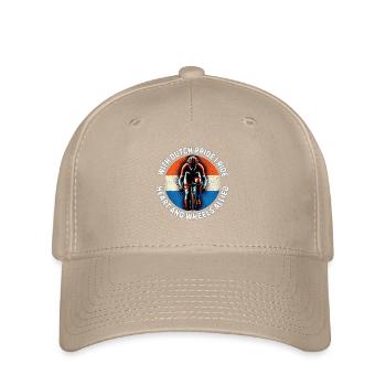 Dutch Pride Cycling mit Slogan Radtrikot-Design - Flexfit Cap - Khaki - Vorne