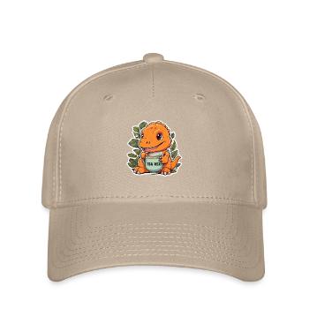 TEA REX - Flexfit Cap - khaki - Front