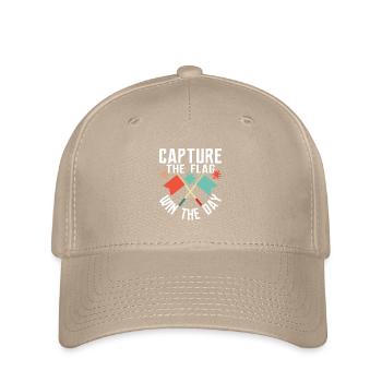 Capturez le drapeau, gagnez la journée Paintball Tactical P - Casquette Flexfit - kaki - Devant