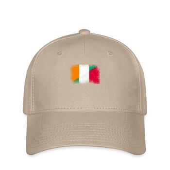 Elfenbeinküste Italien - Flexfit Cap - Khaki - Vorne