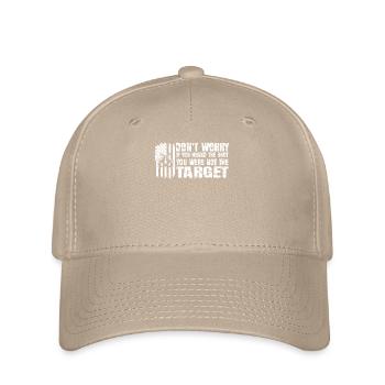 Entendu le coup de feu Jamais la cible Sniper - Casquette Flexfit - kaki - Devant