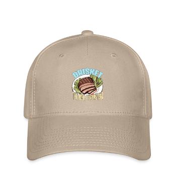 Poitrine de bœuf Le BBQ Viande grillée Barbecue - Casquette Flexfit - kaki - Devant