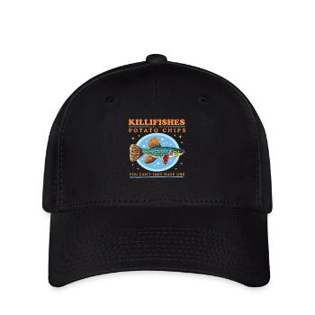 Egg-laying Toothcarp Killifish Gift - Flexfit Cap - black - Front