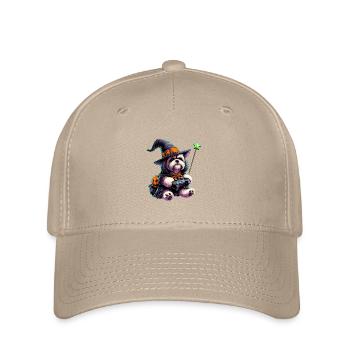 T-shirts d’Halloween Shih Tzu game freak - Casquette Flexfit - kaki - Devant