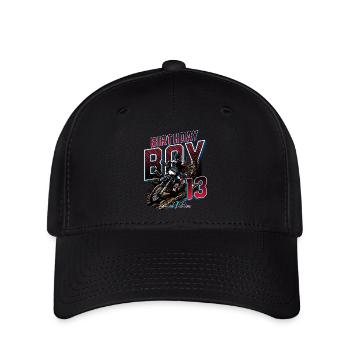 Motocross 13th Birthday - Flexfit Cap - black - Front