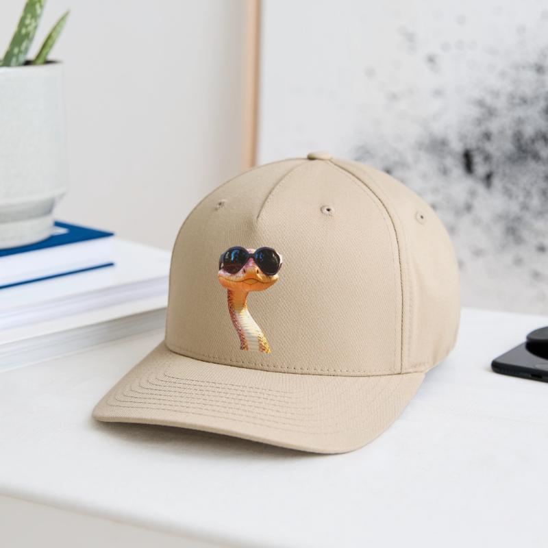 Snake Python Cobra Mamba Rattlesnake Snake Flexfit Cap