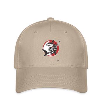 Requin Katana samouraï - Casquette Flexfit - kaki - Devant