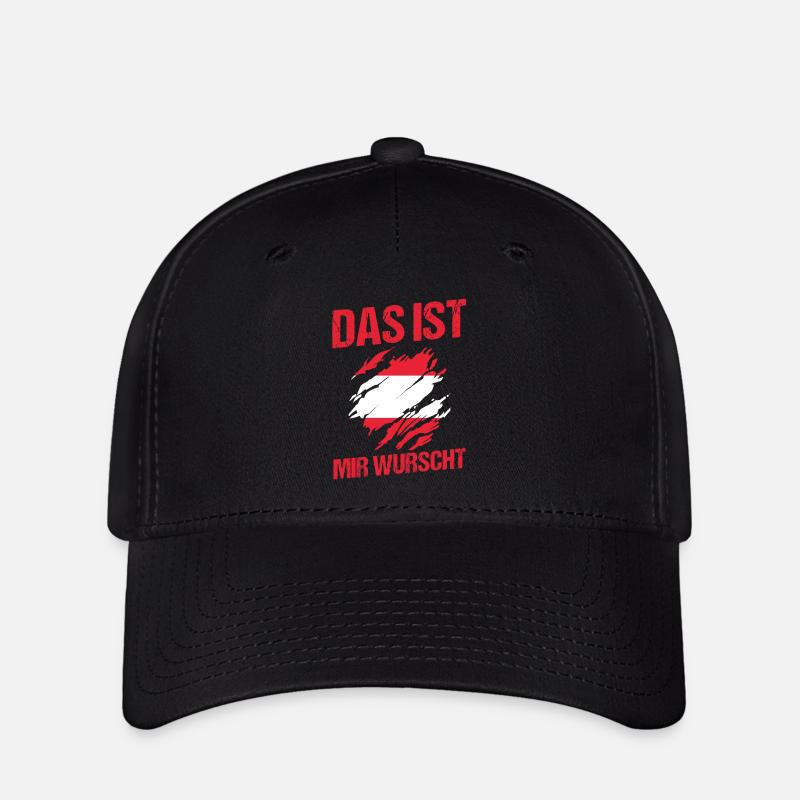 Österreicher Österreich - Flexfit Cap - Schwarz