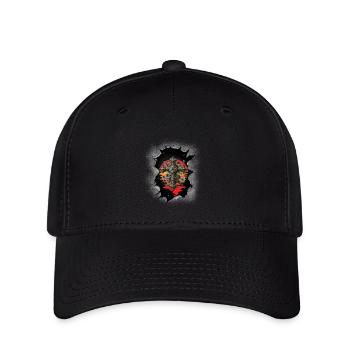 Croix, Croix, Crucifix, Halloween, Occulte, Spirituel - Casquette Flexfit - noir - Devant