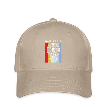 Antenne radio amateur - Casquette Flexfit - kaki - Devant