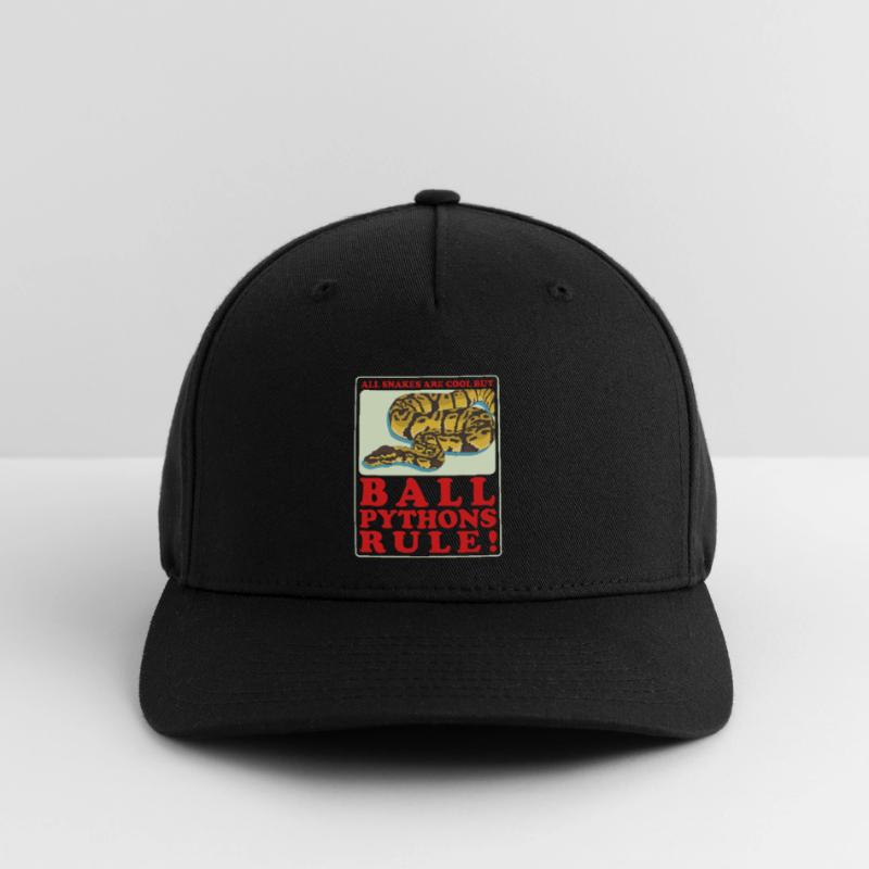 Königspython Python Schlange Geschenk Flexfit Cap
