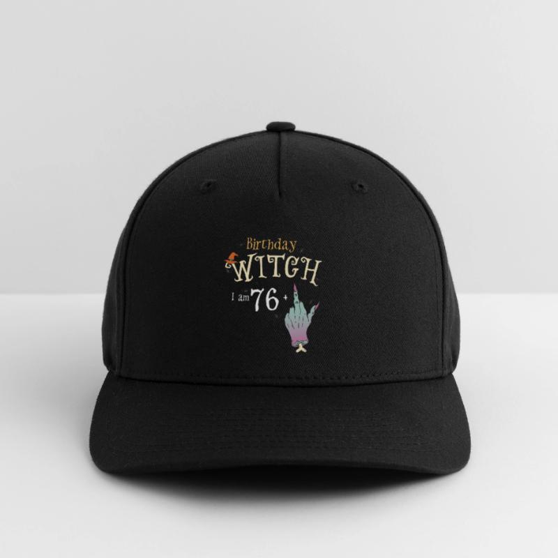 77. Geburtstag Hexe Lustige HallowQueen Trick oder Flexfit Cap
