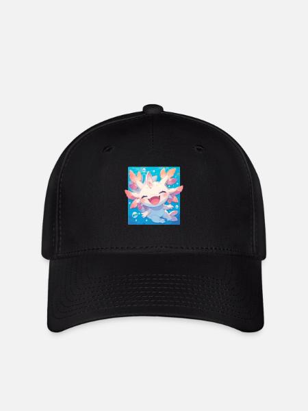 Axolotls Axolotl - Flexfit Cap - Schwarz