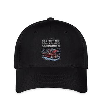 Il ne fait rien, il veut juste baiser - classique - Casquette Flexfit - noir - Devant