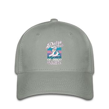 Roller Skating Skate Retro Feels Disco Nights Gift - Flexfit Cap - green-grey - Front