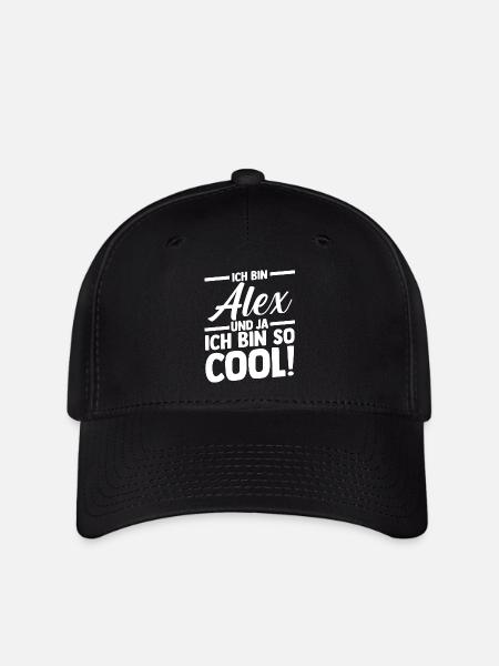 Alexander Alexandra Alexa Alex - Flexfit Cap - Schwarz
