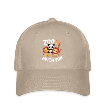 Animaux du zoo Gardien de zoo - Casquette Flexfit - kaki - Devant