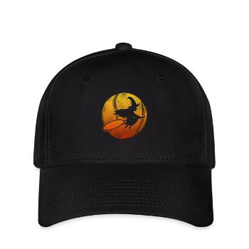 Funny Tennis Player Racket - Flexfit Cap - Schwarz - Vorne