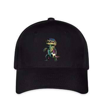 Krokodil - Flexfit Cap - Schwarz - Vorne
