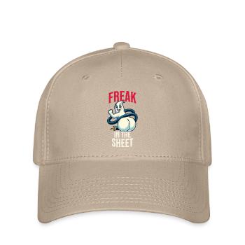 Freak sous drap drôle fantôme design - Casquette Flexfit - kaki - Devant