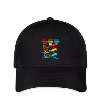 Air traffic controller - Flexfit Cap - black - Front