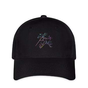 Speerwurf Colorsplash Speerwurf - Flexfit Cap - Schwarz - Vorne