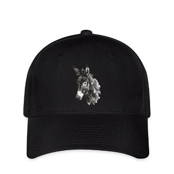 Esel - Flexfit Cap - Schwarz - Vorne
