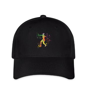 Javelin Throw Colorsplash Javelin Throw - Flexfit Cap - black - Front
