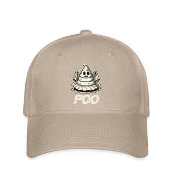 Drôle de caca tas fantôme caca au lieu de boo - Casquette Flexfit - kaki - Devant