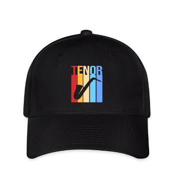 Saxophone Saxophonist - Flexfit Cap - black - Front