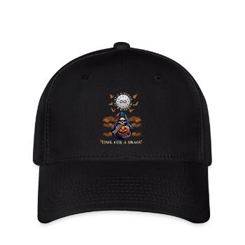 Grim Reaper Collation à la citrouille d’Halloween - Casquette Flexfit - noir - Devant